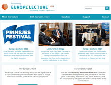 Tablet Screenshot of europelecture.com